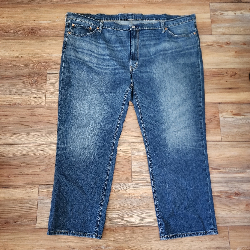 Levi's 541 Jeans Mens 52 Blue Athletic Taper Denim Big & Tall